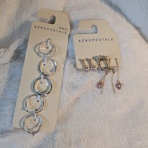 Aeropostale Silver and Gold Women's Jewelry Set
